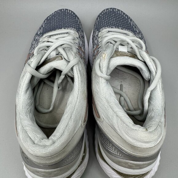 Buy & Sell Asics GEL-Nimbus 22 Knit Haze Pure Silver | SASOM ASICS Gel Nimbus 22 Knit 1012A678 Women\'s US 9 Shoes Haze Pure Silver Sneakers